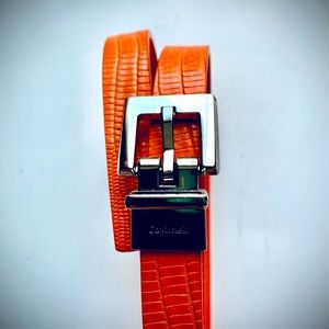 CALVIN KLEIN - Ladies Orange Belt